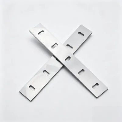 OEM Custom Size Granulator Blades 9CrSi Steel Replaceable Crusher Knives for Plastic Rubber Recycling Machines