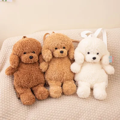 Hot Sale Plush Toys Teddy Dog Stuffed Cute Dog Backpack Children's Gifts Small Backpack