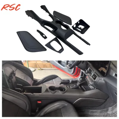 Full Dry Carbon Fiber Automotive Interior Parts Center Console Assembly for ford Mustang S650 2024+ Direct Replacement Kits