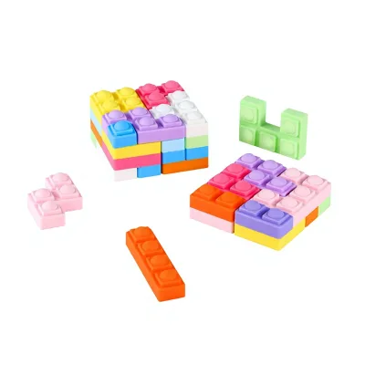 Silicone Gel for Building Blocks-3D Cubes Educational Interactive Early-Learning Guangdong