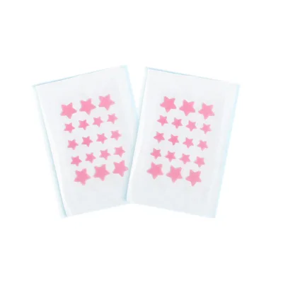 Pink Star Pimple Patch Stars Removal Patches Korean Private Label Support Custom Color and Shape