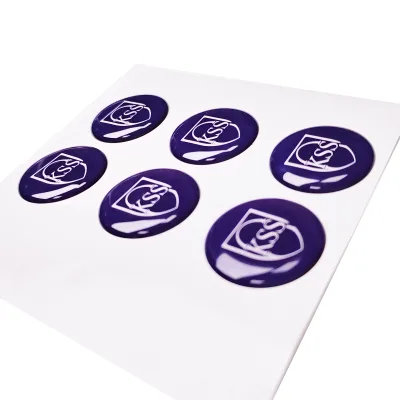 Custom logo Printing Doming Gel Decals Polyurethane PU Domed Badges 3d Soft Resin Dome Labels Epoxy Stickers