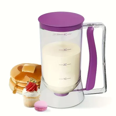 Batter Dispenser Cake Batter Separator Measuring Cup Handheld DIY Baking Tool PP Material Food Contact Safe