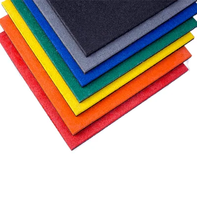 Elastic Rubber School & Gym Playground Floor Tiles Anti-Slip Waterproof Shock Absorption Weather-Proof Easy-Install Ski Resort