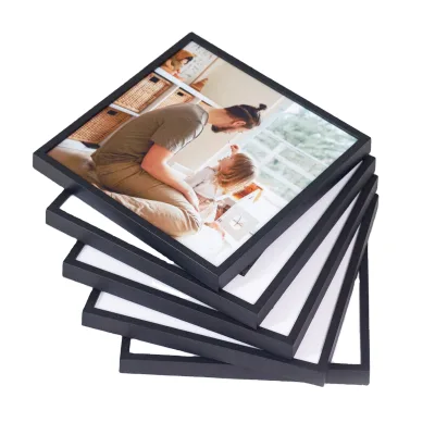 Wholesale Plastic Picture Frames Hanging Highlight DIY Photo Frame Product for Family Photo Frame