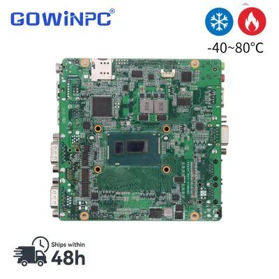 -20°C to 60°C Wide Temp Industrial Board Intel 4th Gen I3 4010U I3 5005U I5 5200U I7 4500U Fanless 120mm Motherboard