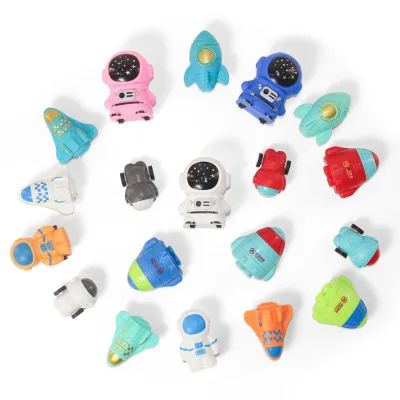 Pull Back Space Astronaut Kids Novelty Meal Snack Food Pack Gift Small Promotional Toys in China