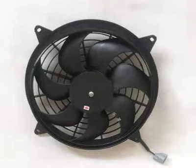 Competitive 80W 12-Inch Auto Radiator Cooling Fan 12V Black Universal Car Cooling Customized Logo 100% New From China Supplier