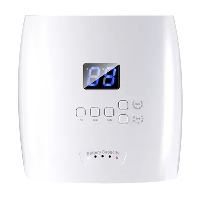 2024 New Arrival S10 48W 30 LED UV Gel Nail Dryer Lamp White Manicure Salon Table with Nail Polish Kit & Art Accessories