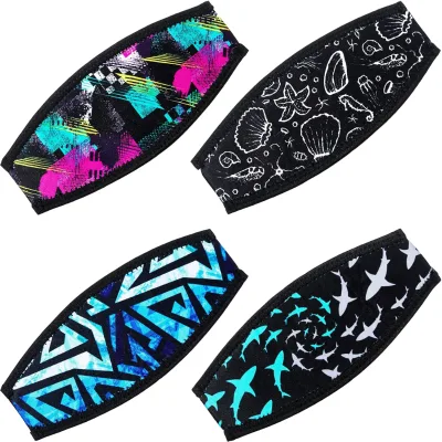 Sinodiving Outdoor Water Sports Multi Color Neoprene Dive Mask Strap Hair Protector for Family Use