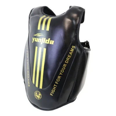 High Quality Martial Arts Training Thickened Chest Pads Color logo Custom Sanda Shaped Chest Pads
