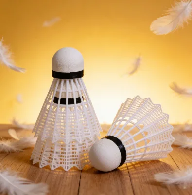 Whizz Tournament Level Lightweight Nylon Badminton Shuttlecocks-Durable High-Speed Anti-Hitting Design