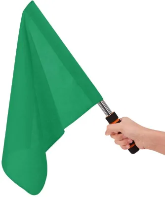 China Flag Manufacturer Referee Patrol Flag Custom Soccer Corner Flag with Pole