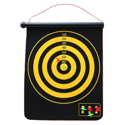 New Design Home Entertainment Dartboard Premium Spun Fabric Durable Magnetic Dartboard