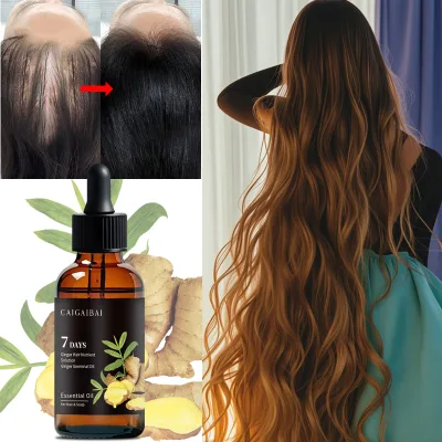 Private Label 100% Natural Herbal Organic Wholesale Scalp Care Loss Treatment Rosemary Ginger Hair Growth Oil Serum for Hair