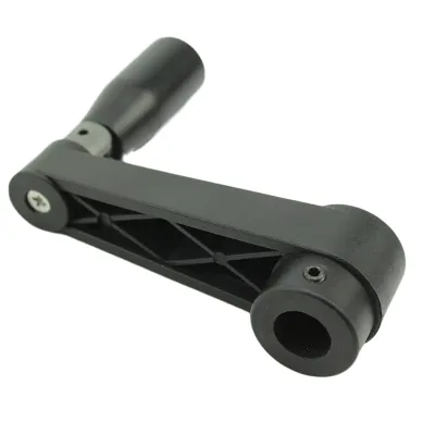 Solid Inner Corrugated Foldable Bakelite Handwheel With Crank Handle Machine Tool Wheel for Industrial Lathe Milling