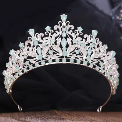 HP4951 Crown Bride Luxury Diamond Crystal Crown Photo Birthday Wedding Dress Wedding Accessories