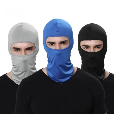 Custom Printed Logo Ski Mask for Men Women Balaclava Hood Skull Beanies Outdoor Sports Cycling Hat