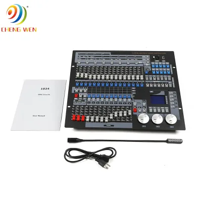 Chengwen DJ Disco Movable Headlight Control Console Stage Lighting 1024 DMX512 JC-1024 DMX Controller Dimmer