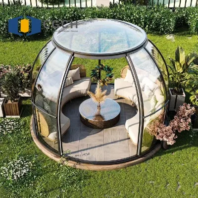 CGCH Outdoor Camp Dome Hotel House Transparent Plastic Tent Bubble Dome Tent