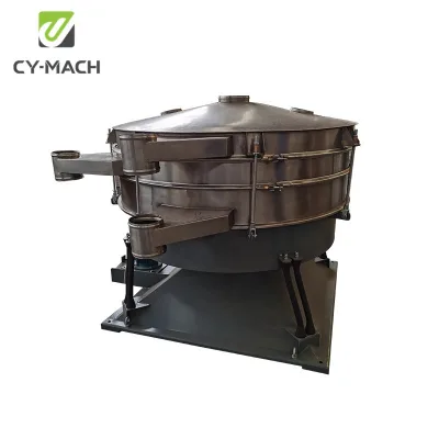 High Yield Salt Coffee Round Tumbler Screener Milk Powder Circular Vibrating Sieve for Flour