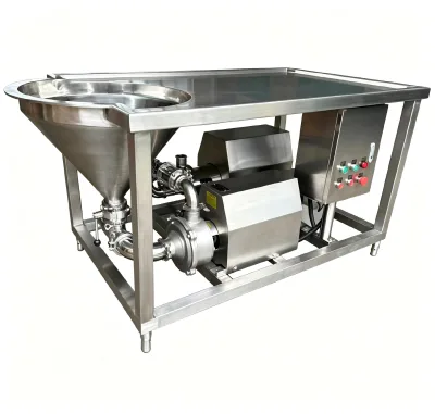 Liquid Powder Mixing Machine Water Solid In line Mixing Pump High Shear Homogenizer Emulsifier Pump