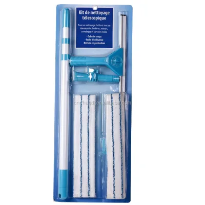 Telescopic Window Washer and Squeegee Set 2 in 1 Cleaning Kit