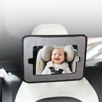 Factory Direct Shatterproof Backseat Baby Safety Mirror Adjustable Rearview Car Mirror for Rear Facing Infant Car Seat