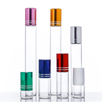 Hot Sale Matte Black Glass Roll on Bottle with Stainless Steel Roller Ball Popular Roller Bottle 10 ml