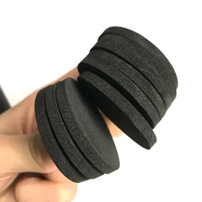 Waterproof, Anti-slip and Strong Sticky Backing Chinese Hard Black Rubber Pad SPA Self-adhesive Rubber Pads