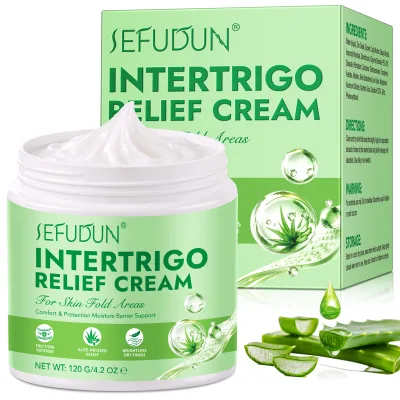 SEFUDUN 120g Soothing Comfort Moisture Hydration Skin Fold Care Barrier Chafing Support Intertrigo Relief Cream with Zinc Oxide