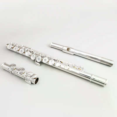 JEK JFL-G2RES Silver Plated 16 or 17 Keys Flute