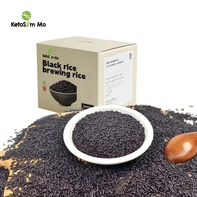Ketoslim Mo Instant Ready to Eat in 10 Mins Steamed Dried Konjac Black Rice with Long Shelf Life Guangdong Made