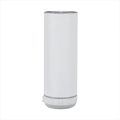 Detachable LED Light Music Speaker Tumbler with Lid Sublimation Cups for Party Straight for Music Tumbler for Drinks