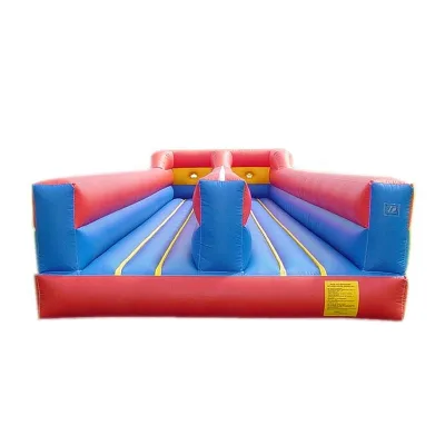 Commercial Inflatable Bungee Run for Sale , Bungee Jumping Inflatable for Adults , 2 Lanes 10m Inflatable Bungee Run for Sale