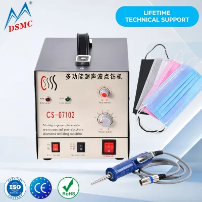 DSMC Portable 28KHz 300W Ultrasonic Welding Machine 220V Handheld Precision Tool for Automotive Boutique Use PVC Bonding Welder