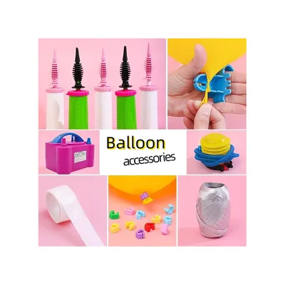 Double-Ended Handheld Air Pump for Christmas and Easter Festivals Inflating Latex Balloons Aluminum Foil Balloons Accessories