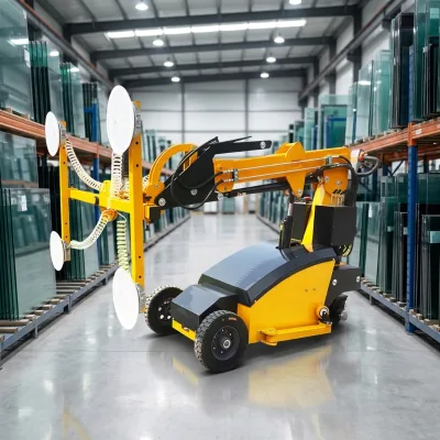 300/400kg Load-Bearing Hydraulic/Electric Glass Installation Robot 360 Rotate and Electromagnetic Braking