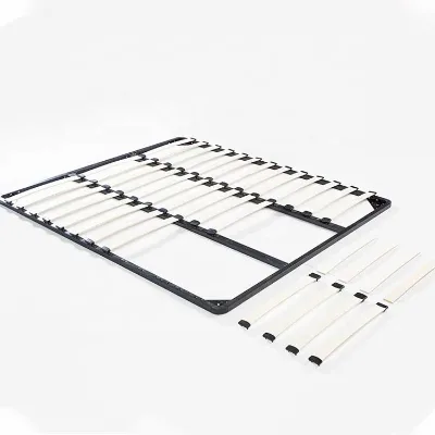 Cheap Price Hot Sale New Design Affordable Demountable Wood and Metal Bed Frame
