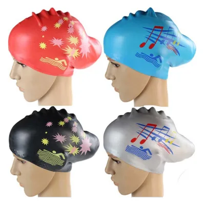Custom Oem Swim Cap Manufacturer Wholesale Swim Caps Silicone Printed Swimming Cap logo for Women Dreadlocks