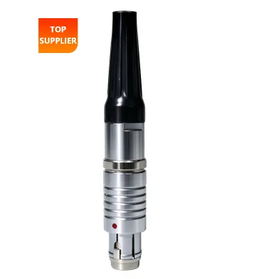 BEXKOM Multi-Pin Connector 1.5 25A Current Rating IP67 Waterproof Push Pull Lock Brass Chrome Shell Aerospace Applications Model