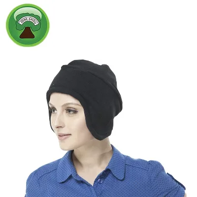 Hot Sale Black Fleece Black Men Head Warmer for Ski