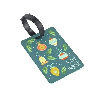Sublimation Custom Personalized Plastic Luggage Tag Blank Silicone Luggage Name Tags