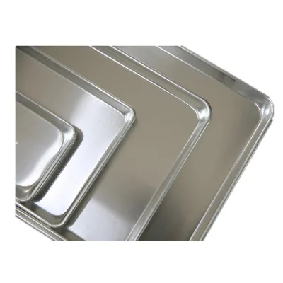 Customizable Aluminum Baking Tray with Logo Engraving 600x400mm for OEM Orders