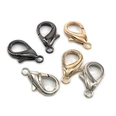 HPB Silver Metal DIY 20mm Mini Carabiner Lobster Lock Clasp Waterproof Handbag Accessories for Purse Bag & Key Ring