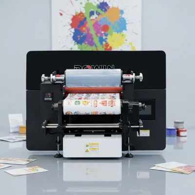 Multifunctional 3040 A3 UV Printer UV Ink White Ink Mixing System for Multi Material Custom Product Printing