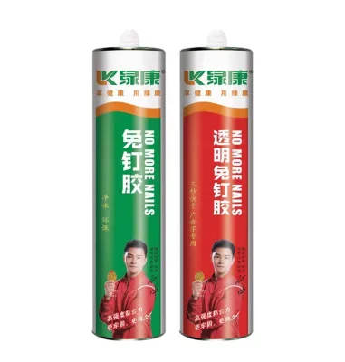 Professional Grade Liquid Nails Adhesive Transparent No More Nails Glue Construction Sealant for PVC Tile Metal Wood