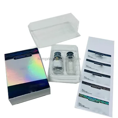3mg X 2vials Empty Packaging Box for Sema Glutid Packing with Holographic Boxes and Labels for 3ml Vial