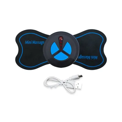 Portable Wireless Mini Electric Massager Patches Tens Ems Acupoint Body Back Cervical Vertebra Neck Massage Pad