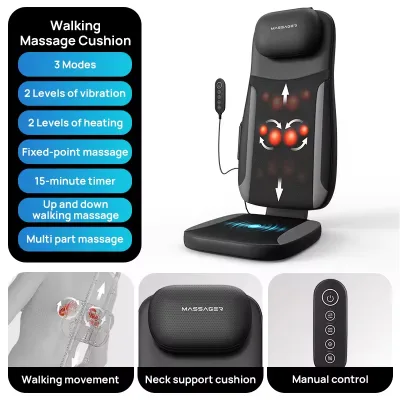 Wholesale Shiatsu Massage Cushion Body Care Vibration Knead Therapy Relief Pain Home Massage Seat Cushion